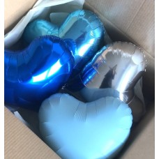 Balloon post / Box of Hearts – Blue