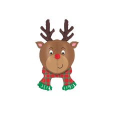 Reindeer head, 89 cm