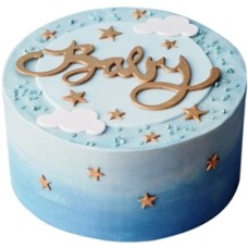 New Baby Boy Cake (10 persons)