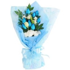 Cute Blue And White Roses (21 Blue and White Roses)