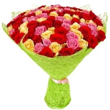 Colourful Dream (55 Roses)