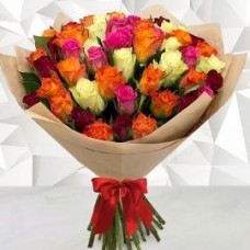 Hot Seasonal Roses (35 Roses)