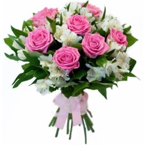 Classical Pink And White Bouquet