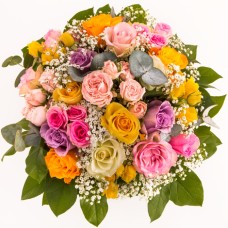 Colorful Bouquet Of Roses