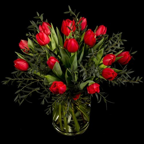 A BOUQUET OF TULIPS