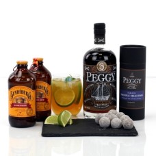 Peggy Dark Rum and Truffles Gift Set