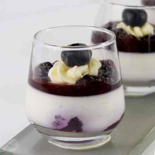 Blueberry White Chocolate Mousse (6 Pkg)