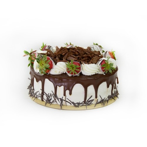 Chocolate Strawberry Short Cake-8In