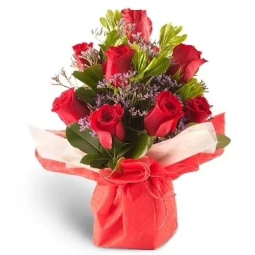 ARRANGEMENT OF 15 FRENZY ROSES (Standard)