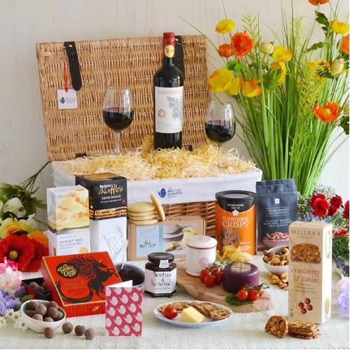 Connoisseur's Wine and Cheese Basket