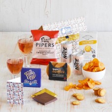 The Rose Wine & Nibbles Gift
