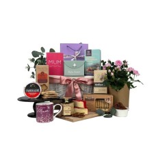 Mothers Day Flowers and Savoury Gift Basket
