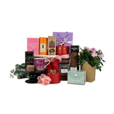 Mother's Day Flowers & Tea Gift Basket