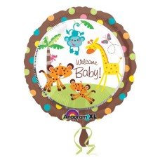 Jungle Baby Balloons (Half-Dozen)