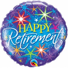 Happy Retirement Firecrackers Balloons (Dozen)