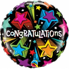 Congratulations Stars Balloons (Dozen)