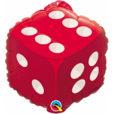 Good Luck Dice Balloons (Dozen)