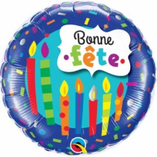 Bonne FÃªte Balloons (Dozen)