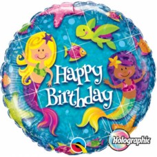 Mermaid Birthday Balloons (Dozen)