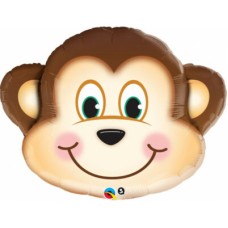 Super Size Mischievous Birthday Monkey Balloons (Dozen)