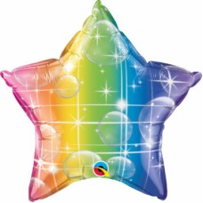 All Mylar Birthday Stars Balloons (Dozen)