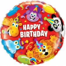 Safari Birthday Balloons (Dozen)