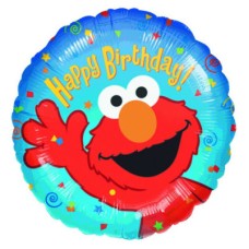 Happy Birthday Elmo Balloons (Dozen)