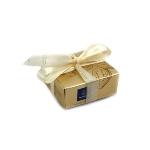 Leonidas Gold Ballotin White Ribbon 4pc (Set of 6)