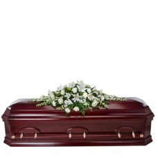 Serene Farewell Casket Spray