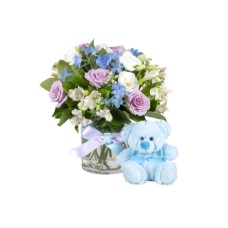 Newborn Blue Flowers (Premium)