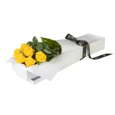 Roses with Love in Yellow