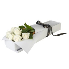 Roses with Love in White