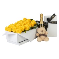 Deluxe Everlasting Roses in Yellow