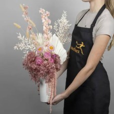 Pastel Dried Flower Arrangement
