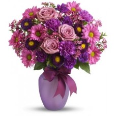 Purple and Pink Mixed Flowers (Standard)