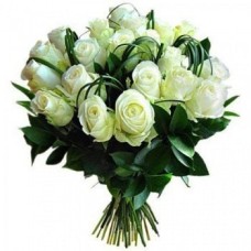 24 White Roses (Standard)