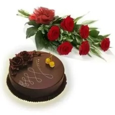 Roses and Chocolate Cake (Deluxe)