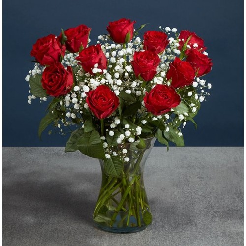 The Classic Red Rose Bouquet