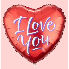 I Love You Script Inflated Balloon