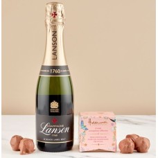 Lanson Champagne and Champagne Truffles Gift Set (37.5cl)