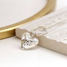 Hammered Heart Necklace