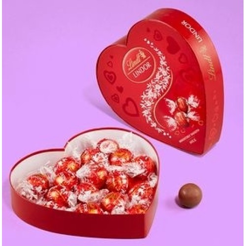Lindt Lindor Heart Milk Chocolate Truffles