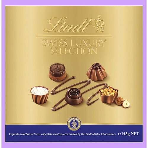 Lindt Swiss Luxury Selection Chocolate Box 143g