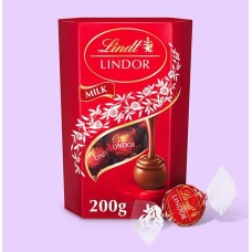 Lindt Lindor Milk Chocolate Truffles Box 200g