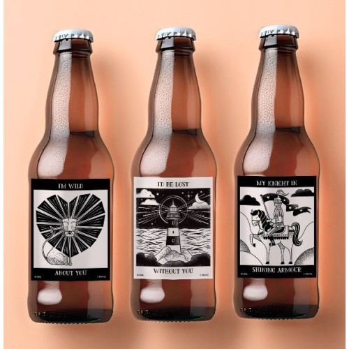 Illustrated Love Beer Trio