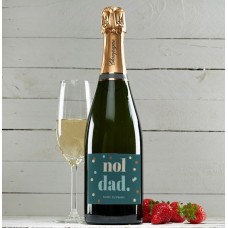 No1. Dad Personalised Champagne Bottle