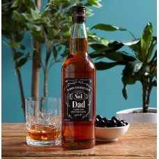 No1 Dad Father's Day Personalised Whisky