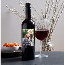 Happy Father's Day Photo Upload Red Wine