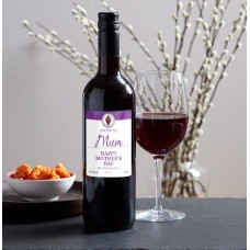 Happy Mother's Day Personalised Red Wine