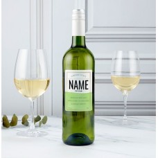 Personalised White Wine Bottle - Sauvignon Blanc ()